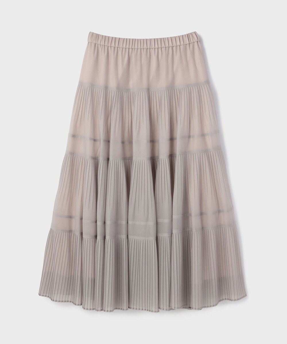 GRACE CONTINENTAL プリーツティアードスカート 