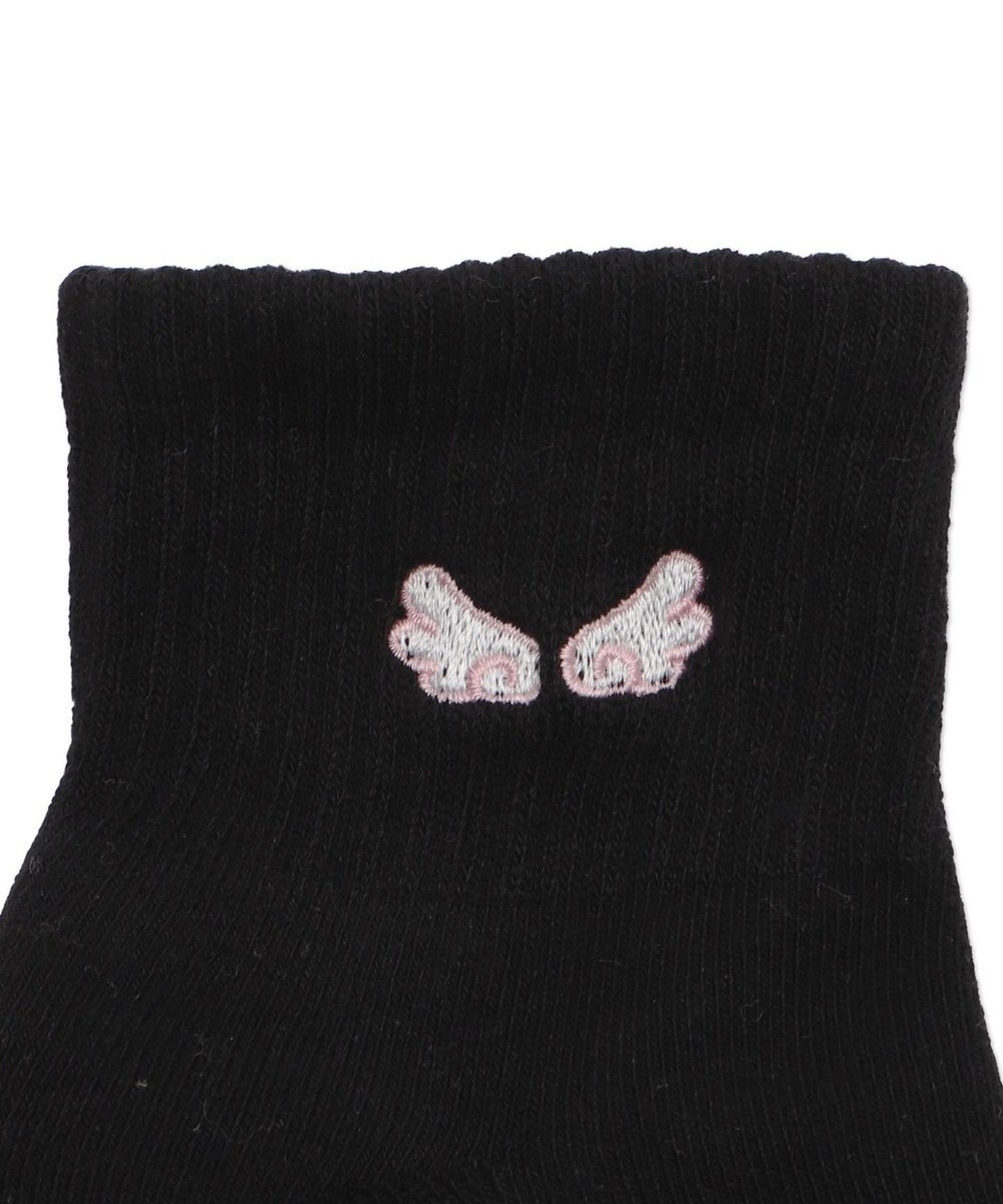 WEGO 刺繍アンクルパイルソックス 