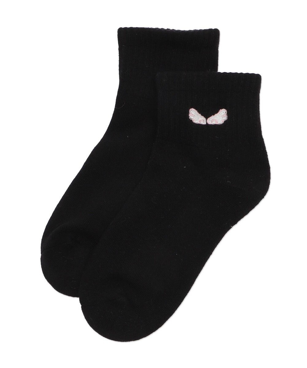 WEGO 刺繍アンクルパイルソックス 