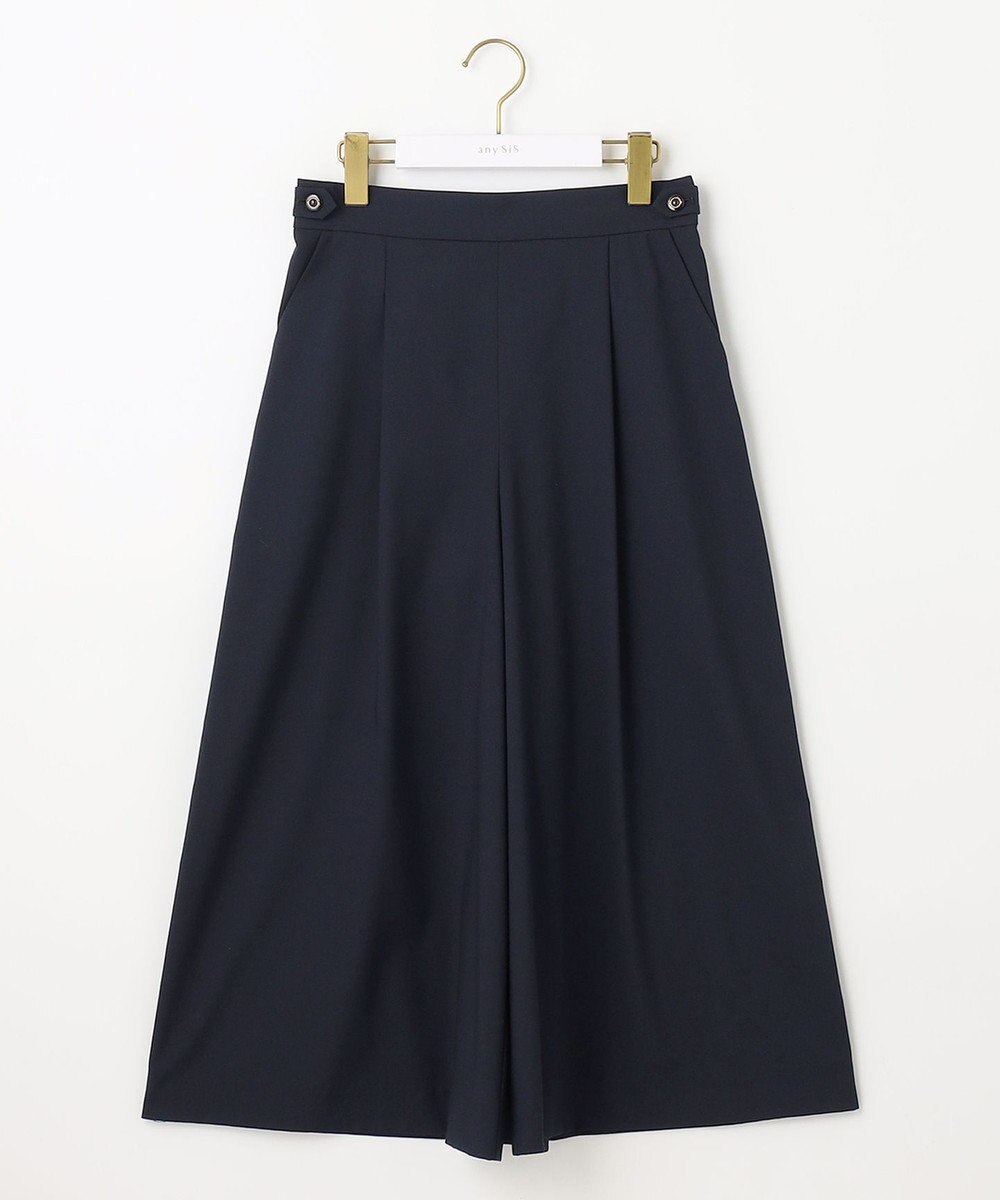 ANY SIS 【洗える】エアリーワイド クロップド パンツ 