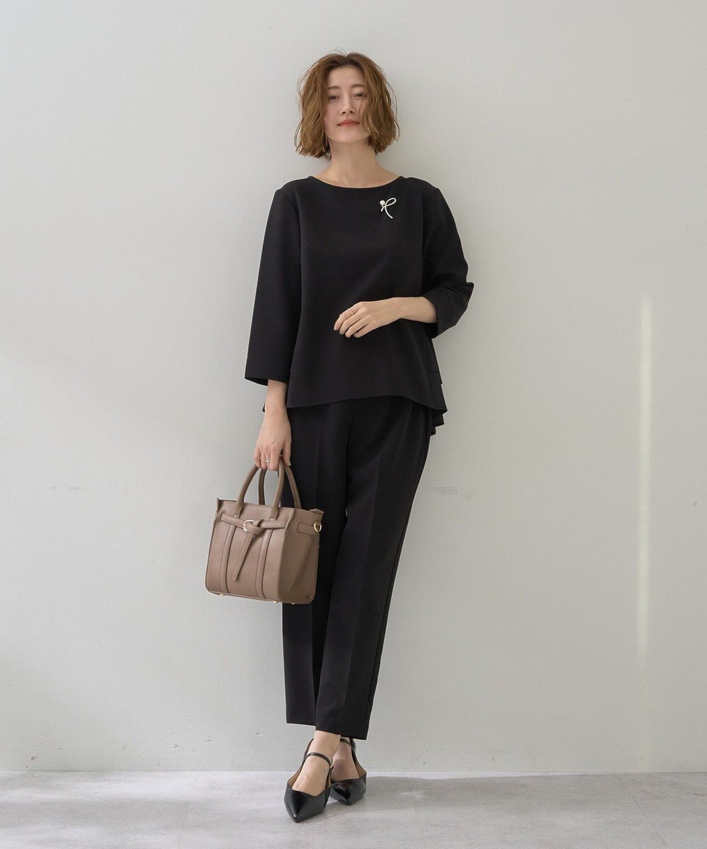 YECCA VECCA 【2点SET】バックフリルデザインセットアップ 