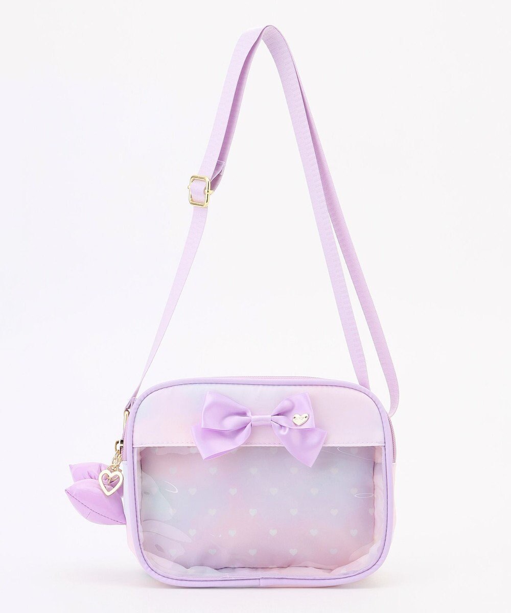 ANY KIDS クリアポケットショルダーバッグ 