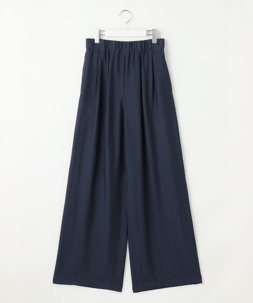 自由区 L 【SHIHOさん着用・ご好評アイテム・新色追加・セットアップ対応】エアリーツイルワイド パンツ 