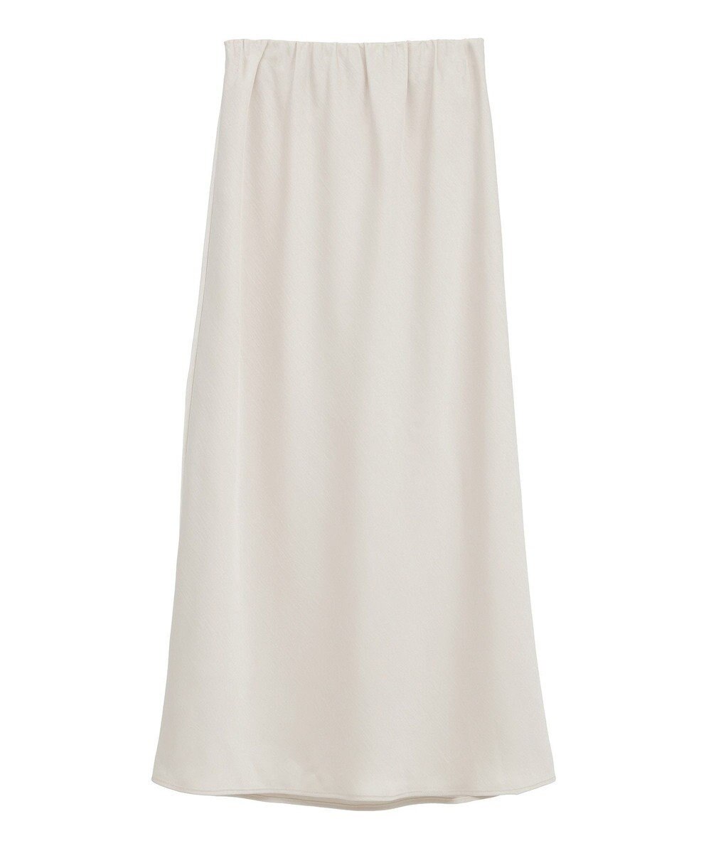 YECCA VECCA サテンフレアスカート 