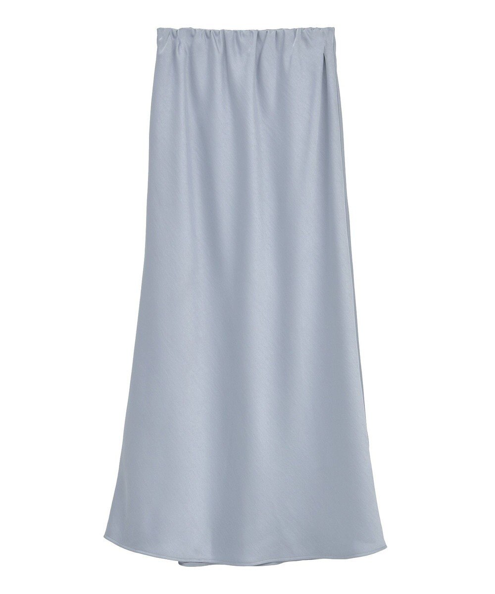 YECCA VECCA サテンフレアスカート 