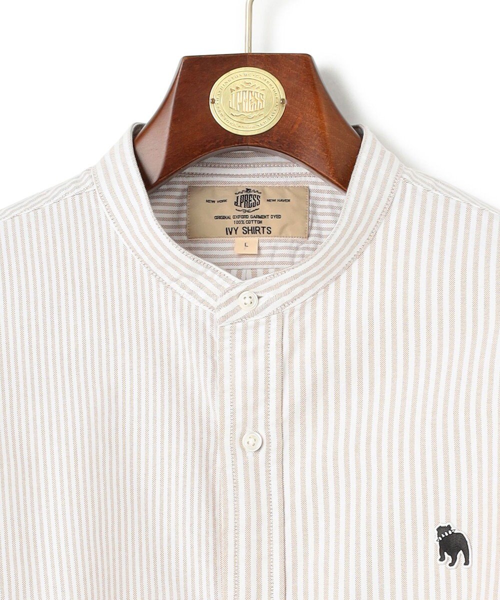 J.PRESS MEN 【IVY COLLECTION】【毎シーズン大好評】バックブル ロンストクレイジーパターン バンドカラーシャツ 