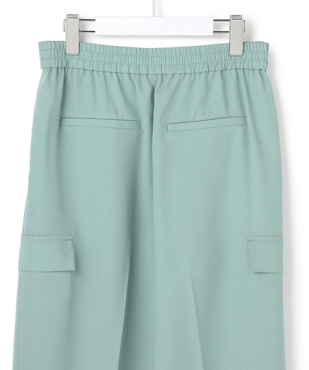 ICB 【先行予約】 FluidBackSatin ワイドストレートカーゴパンツ 