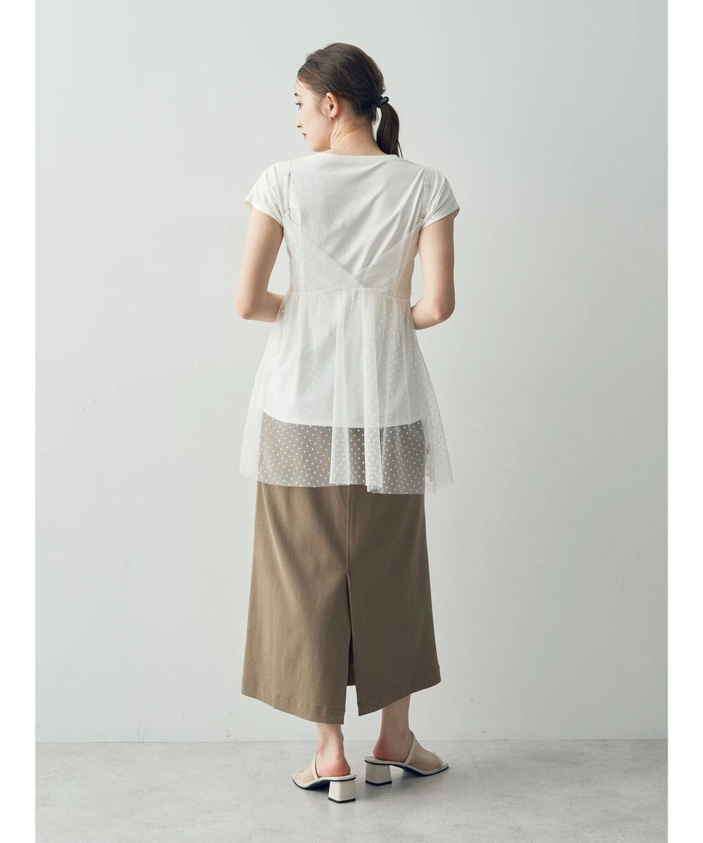 YECCA VECCA 【2点SET】マルチwayチュールオーバーキャミSET/Tee 