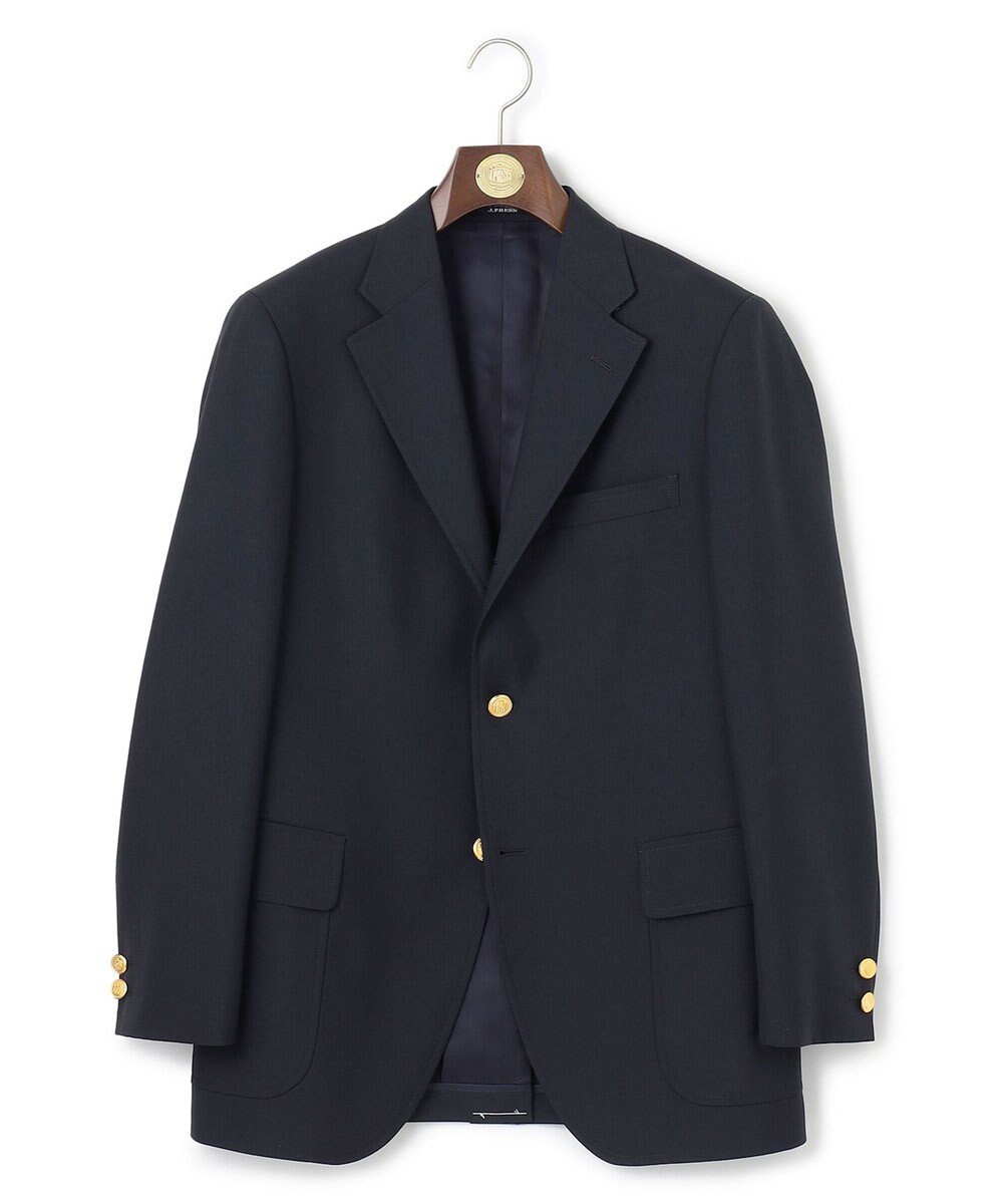 J.PRESS MEN 【定番 / 不朽の名作】ペピンメリノトロピカル 紺ブレザー / 金釦 / 背抜き / Authentic-Fit 