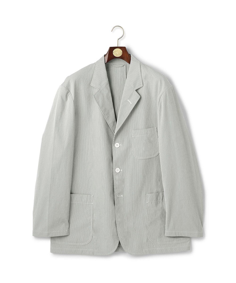 J.PRESS MEN 【J.PRES ORIGINALS】【UNISEX】Cordlane Seersucker 3B Sack Jacket 