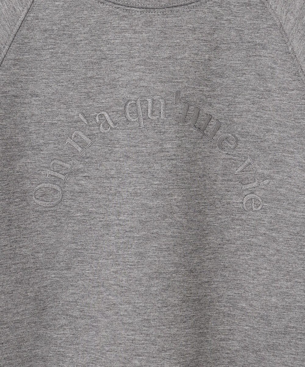 ANY ロゴ刺繍ダンボールトレーナー 