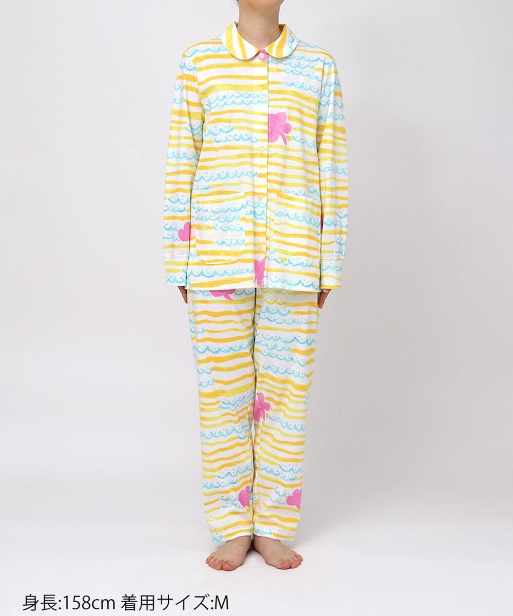 tsumori chisato SLEEP ツモリチサト パジャマ 綿100%(本体) スムース素材 長袖 長ズボン レディース UDX597 /ワコール 