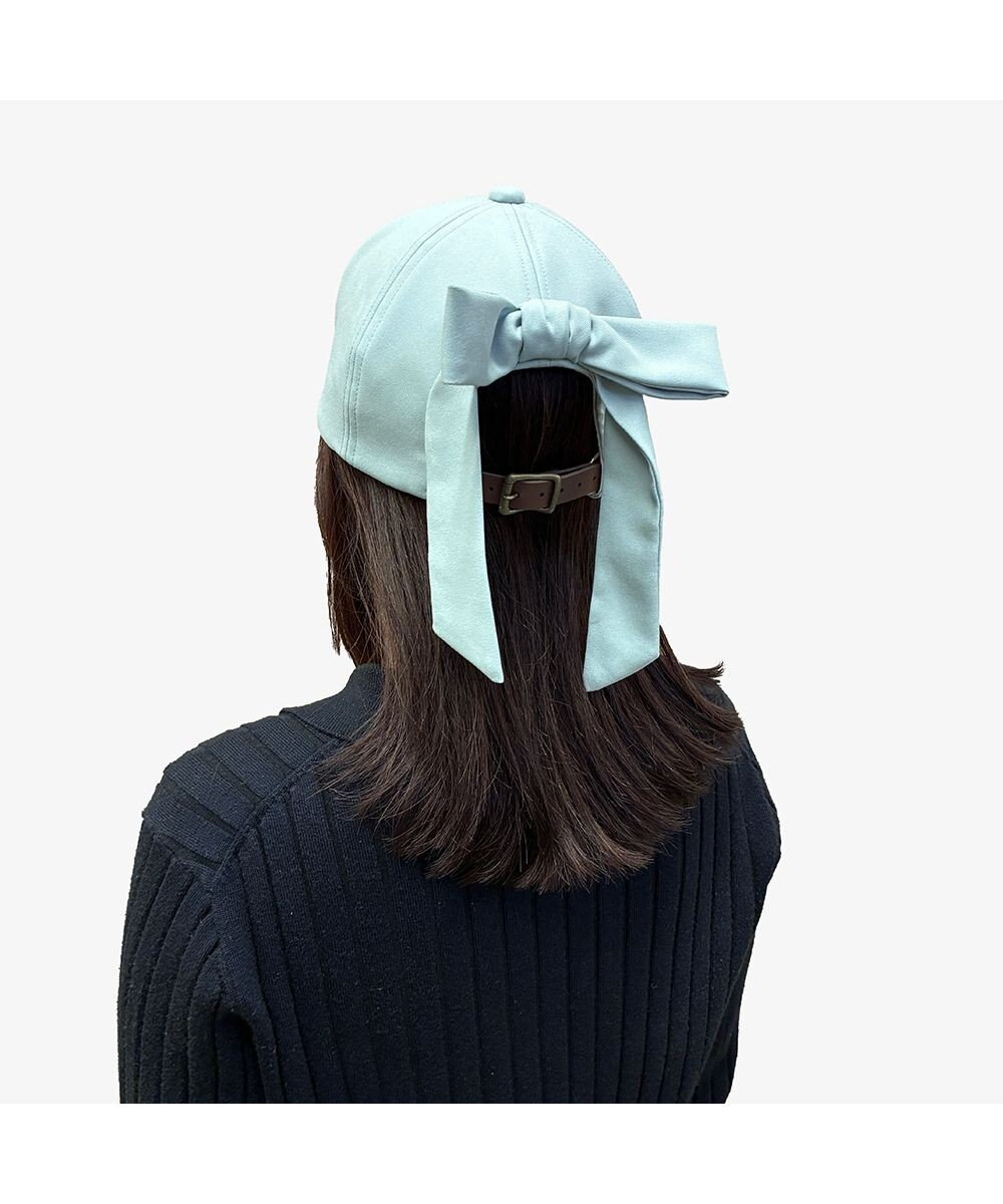 林八百吉商店 un chapeau　ツイルリボンキャップ 