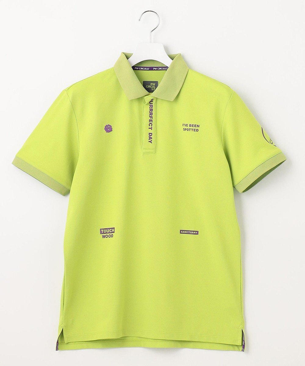 PW CIRCULUS 【MEN】【吸汗速乾/ストレッチ】ベーシックカノコ ポロシャツ 
