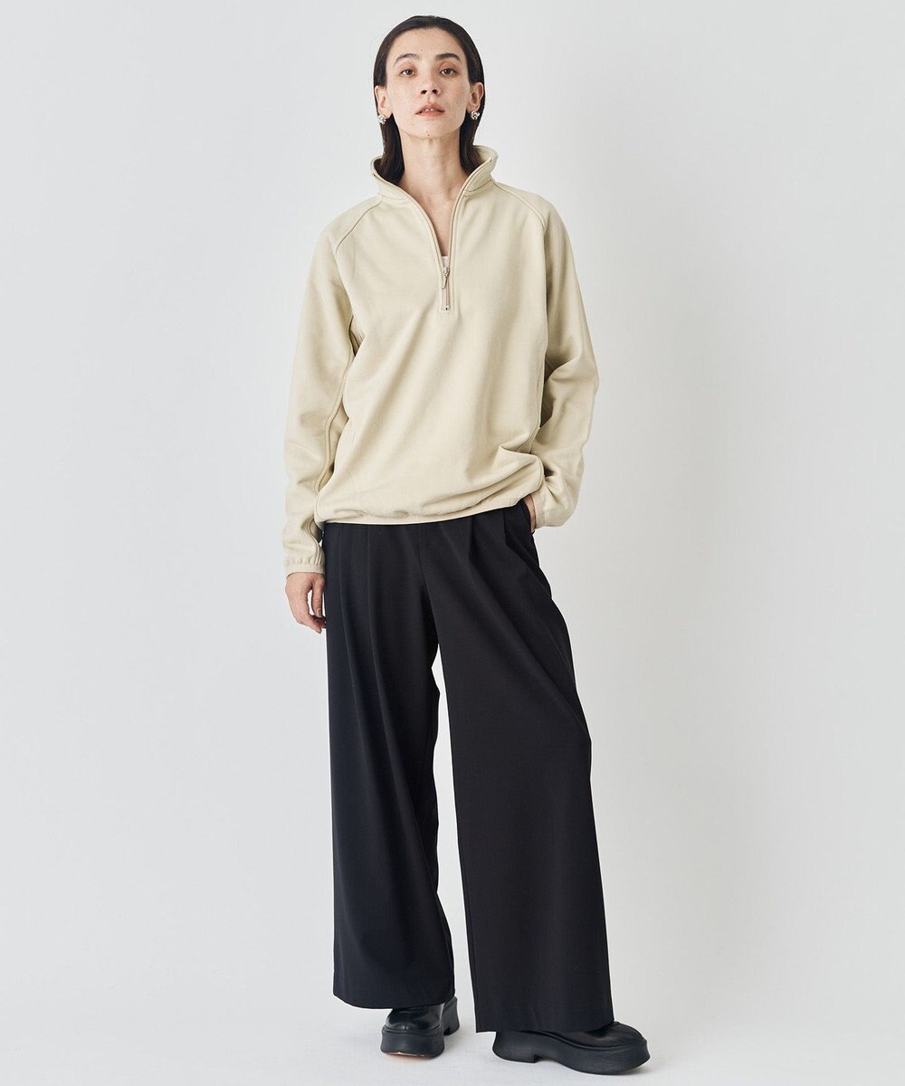 UNFILO マイビューティ タックワイドパンツ 