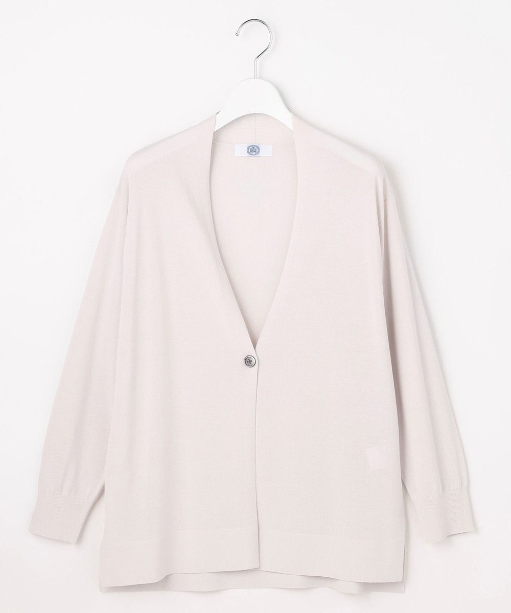 J.PRESS LADIES COOL ヴィスコース ミドル丈 カーディガン 