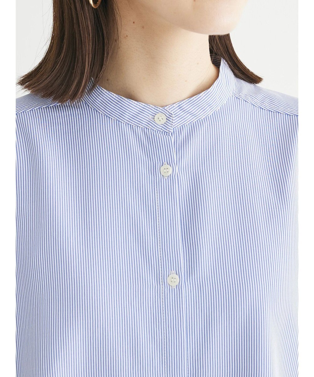 Green Parks レイヤードアソート柄シャツチュニック 