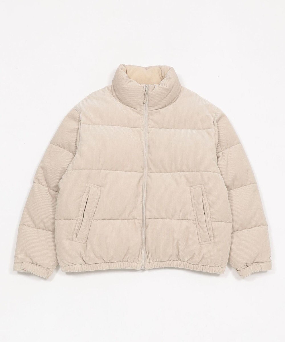 WEGO 【ユニセックス着用ITEM/MLサイズ展開】コーデュロイパファーブルゾン 