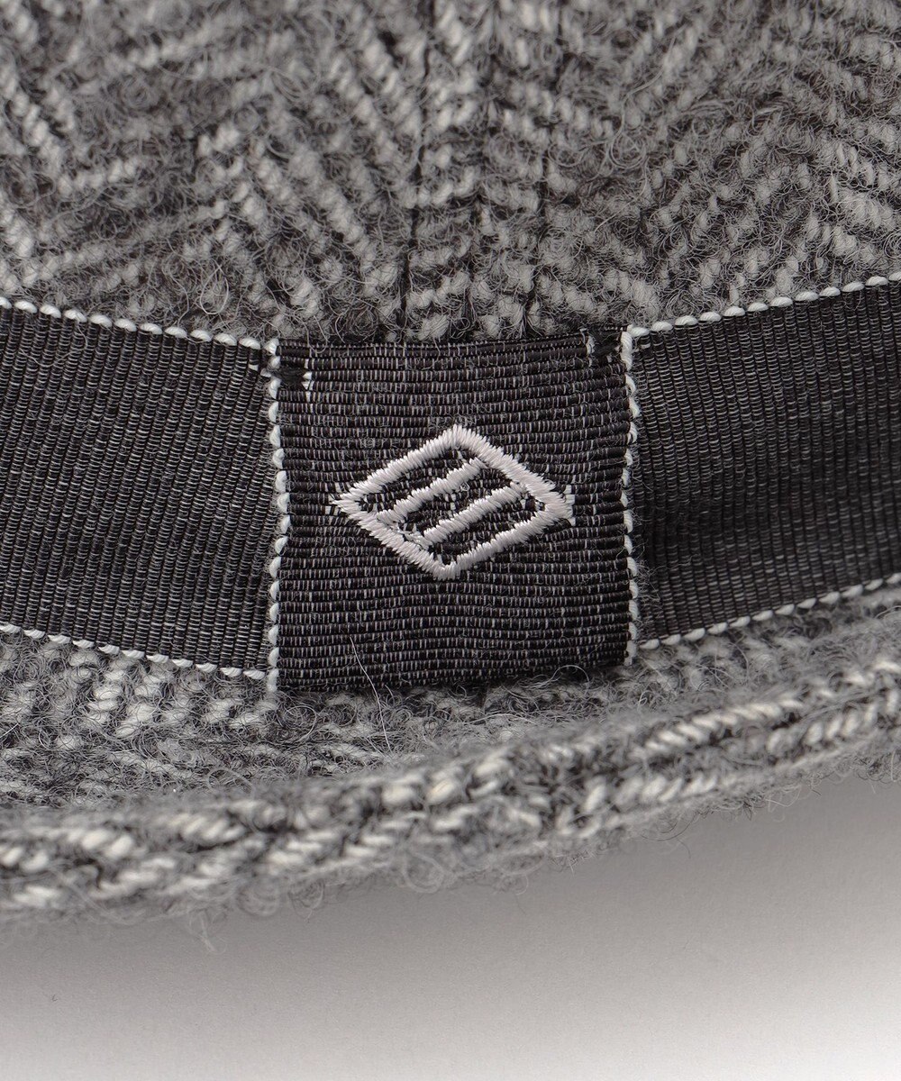 JOSEPH ABBOUD 【サイズ調整可】アルパカリングヘリンボーン ハット 