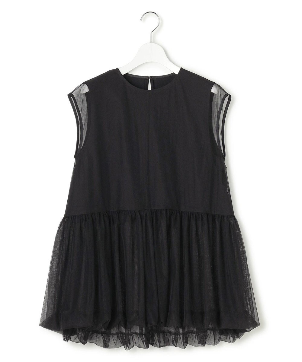 23区 【GOLD LABEL】チュールレイヤードジャージー カットソー 