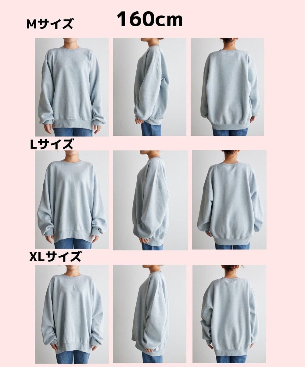 WEGO 【ユニセックス着用/MLXLサイズ展開/新色追加/裏起毛】スウェットプルオーバー 