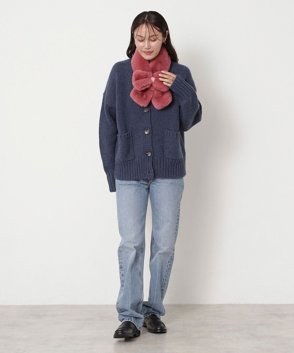 MOONBAT 【新色追加】PAUL & JOE ACCESSOIRES フェイクファーリボンマフラー 