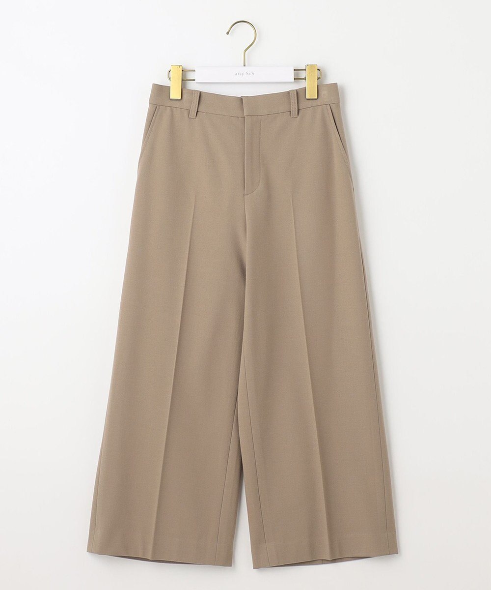 ANY SIS 【保温性あり/洗える】サーモ 2WAYストレッチ ワイドパンツ 