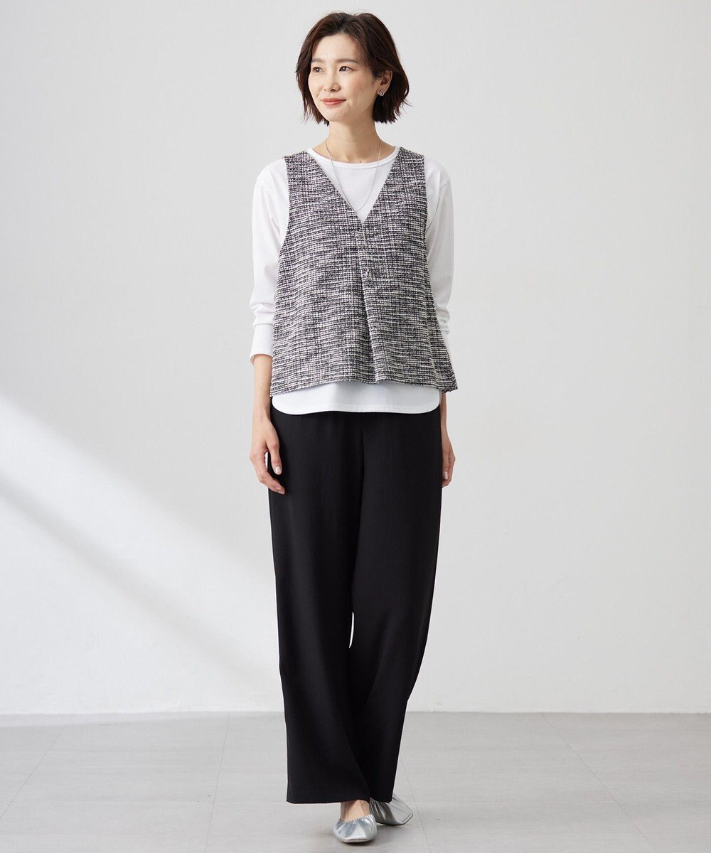 J.PRESS LADIES S ラメツイード ビスチェ 