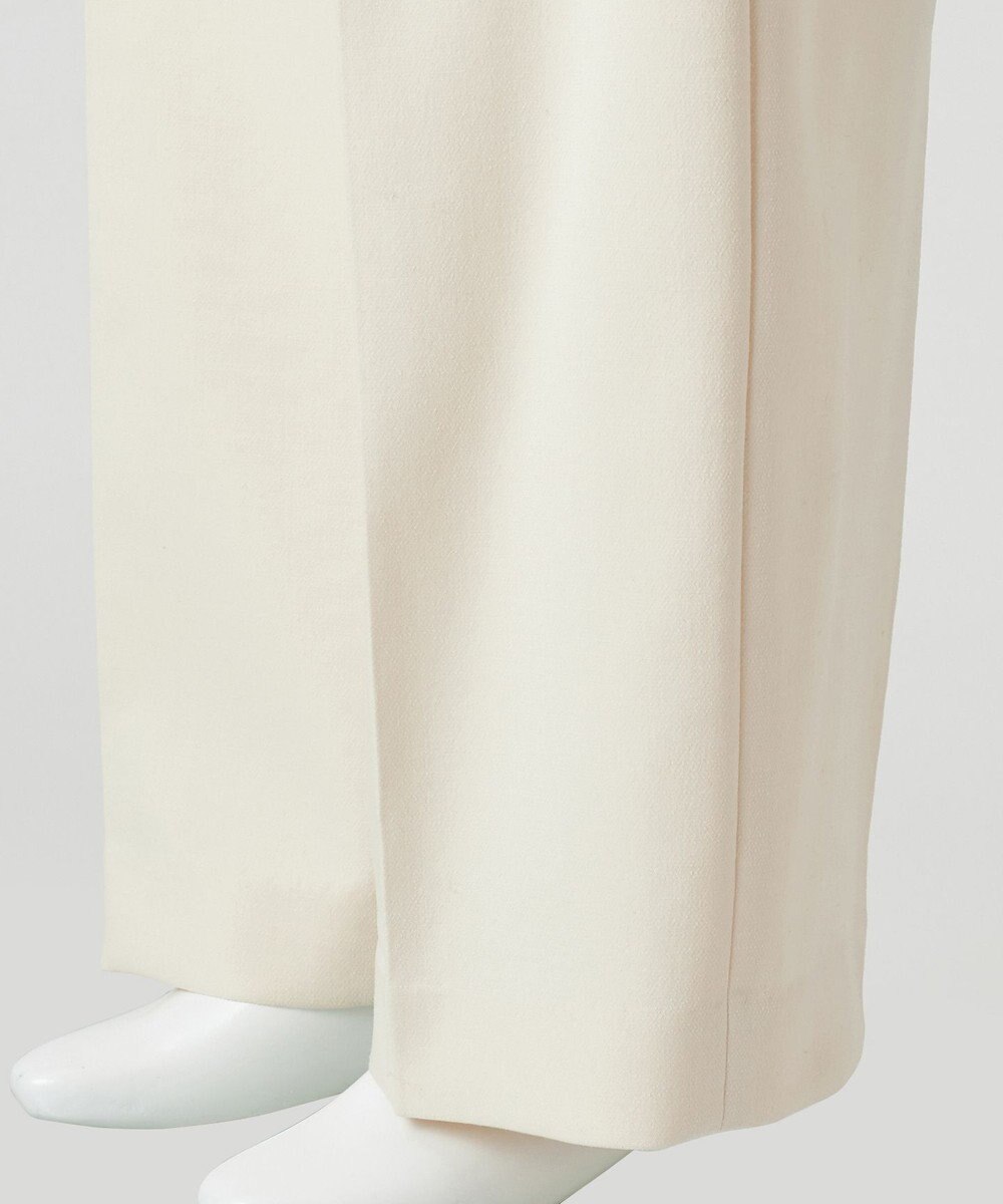 23区 S 【エステータ】ウールダブルクロス ワイドパンツ 