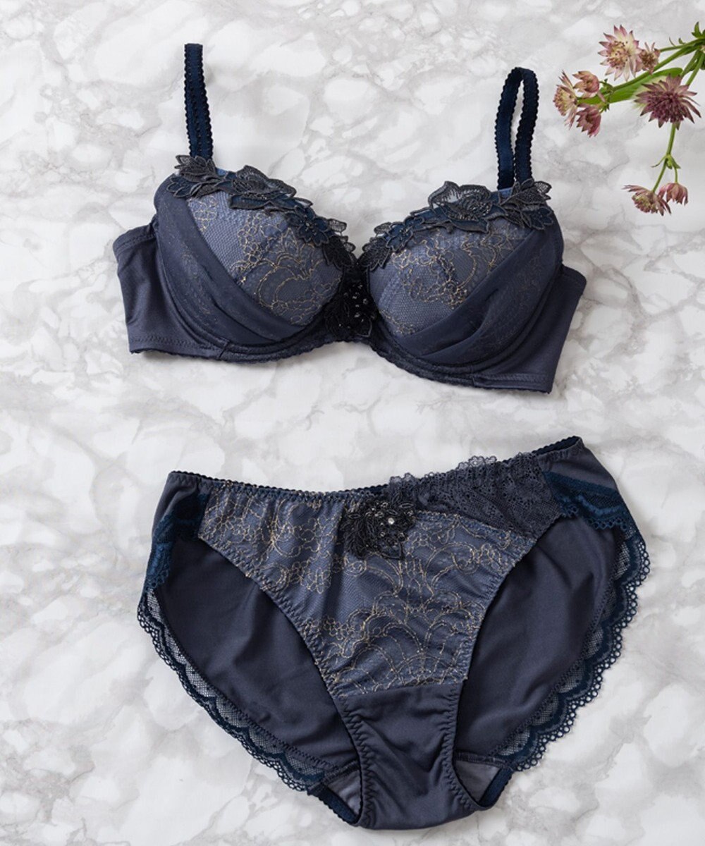 Wing Wing Lesiage　【2720シリーズ】ブラジャー　シアー感のあるラグジュアリーなデザイン　ウイング／ワコール　PB2720 