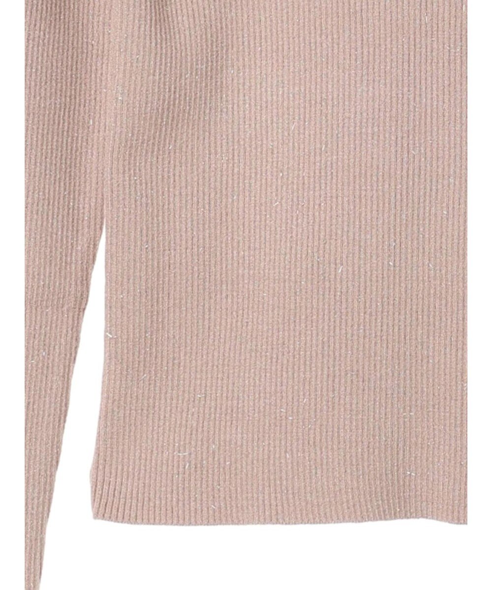 earth music&ecology ハイネックラメニットプルオーバー 