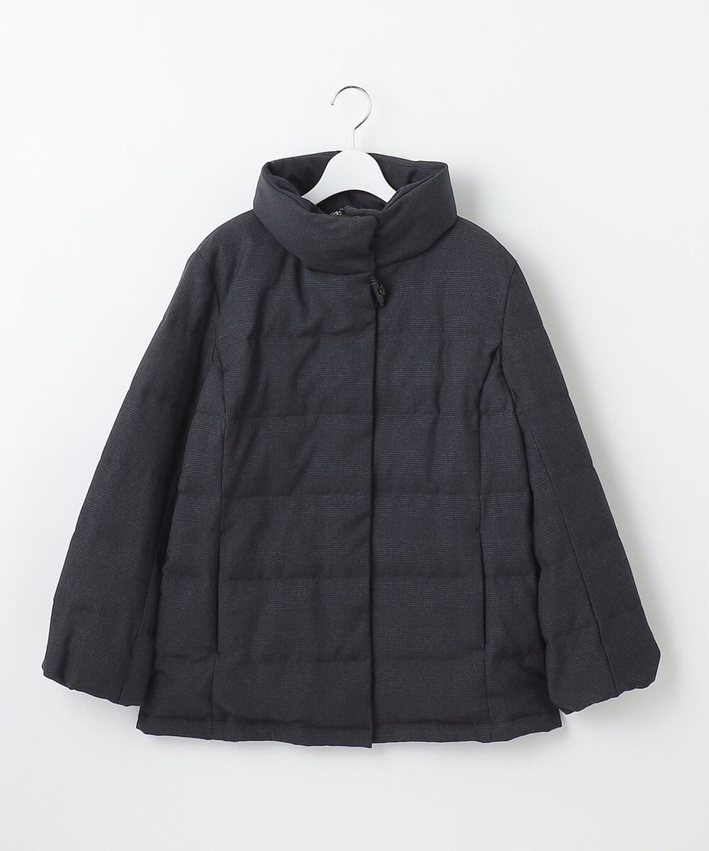 J.PRESS LADIES S ハウンドトゥース&グレンチェック ショート ダウンコート 