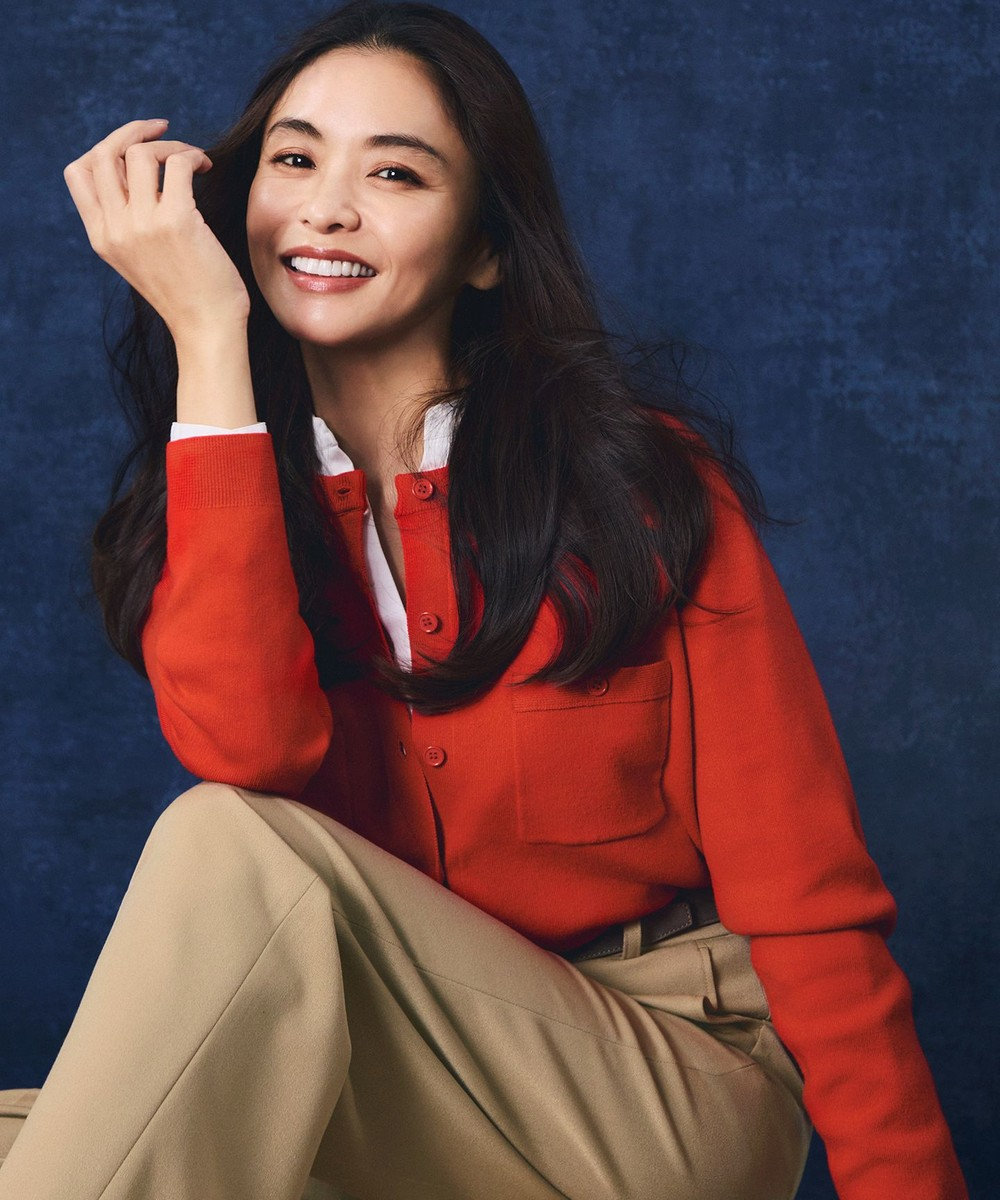 23区 L 【滝沢眞規子さん着用】コットンカシミヤ ポケット カーディガン 