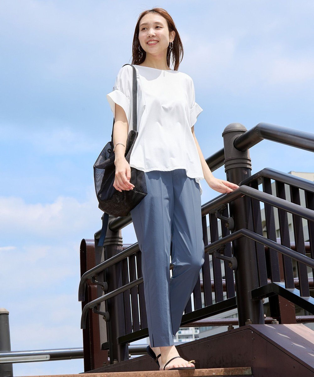 UNFILO FINE MOVE テーパードパンツ 