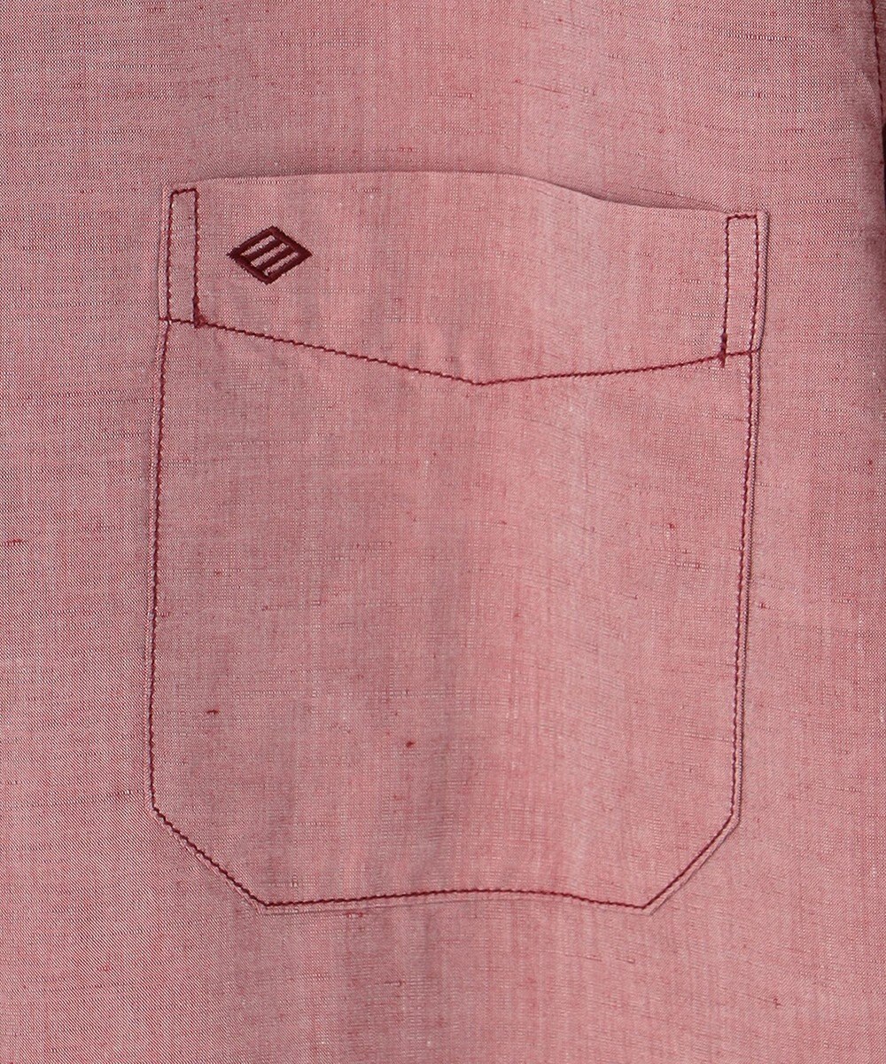 JOSEPH ABBOUD 【オーガニックコットン】リヨセルリネン シャツ 