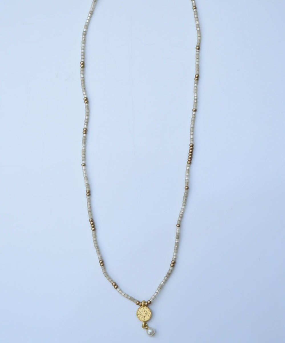 monshiro シルクビーズネックレス 