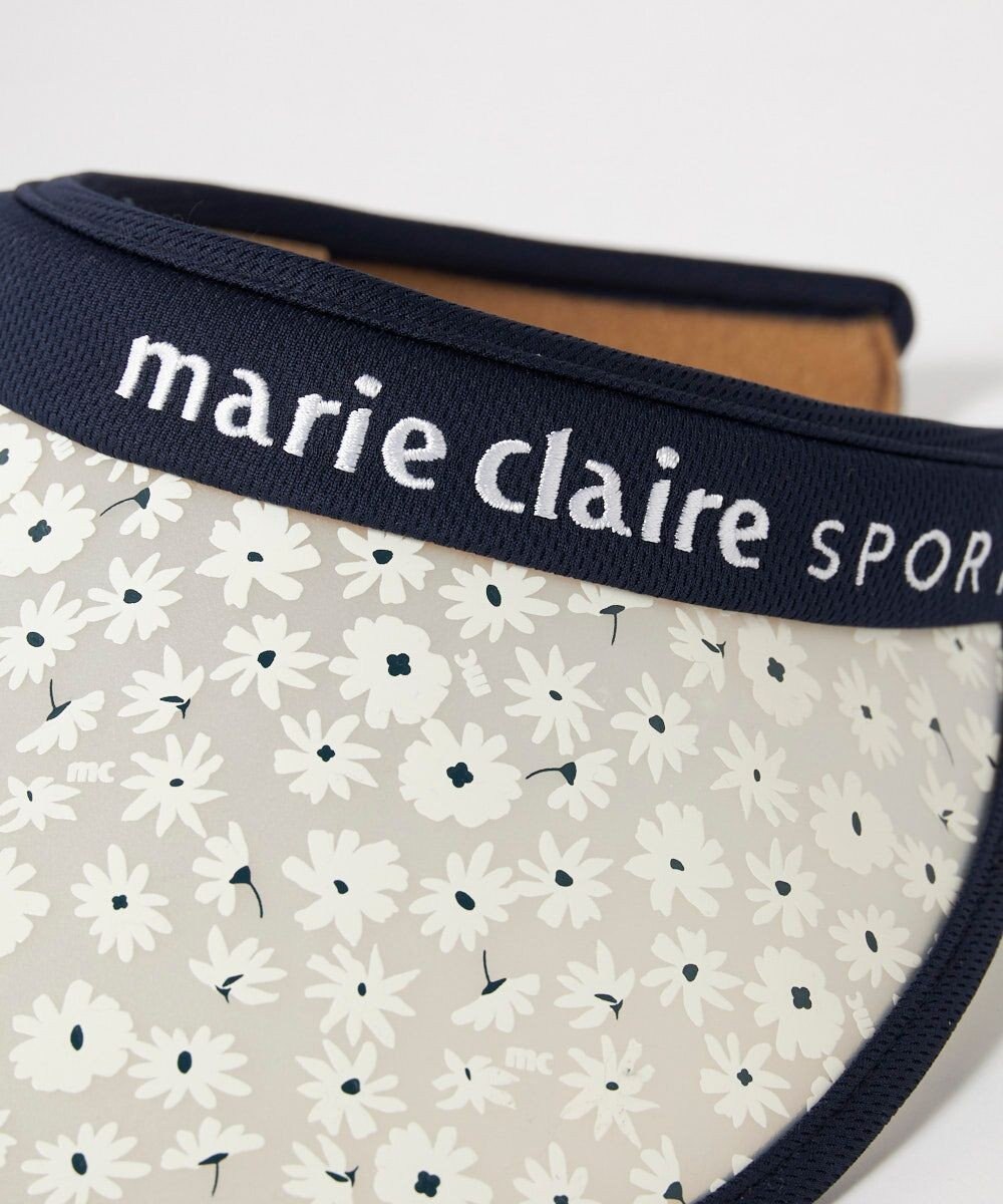FILA GOLF／marie claire 【marie claire SPORT】花柄UVクリップサンバイザー 