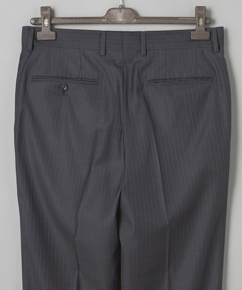 GOTAIRIKU 【Loro Piana Fabric】365 通年スーツ(グレー×ストライプ) 