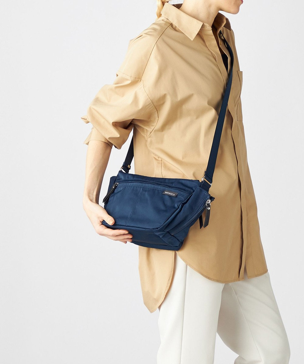 LA BAGAGERIE 【MONICA】サイドジップミニショルダーバッグ 