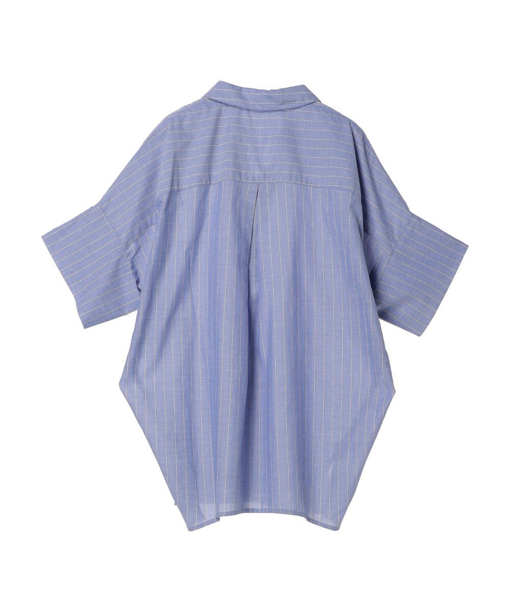 Green Parks 綿麻混スキッパーシャツ 