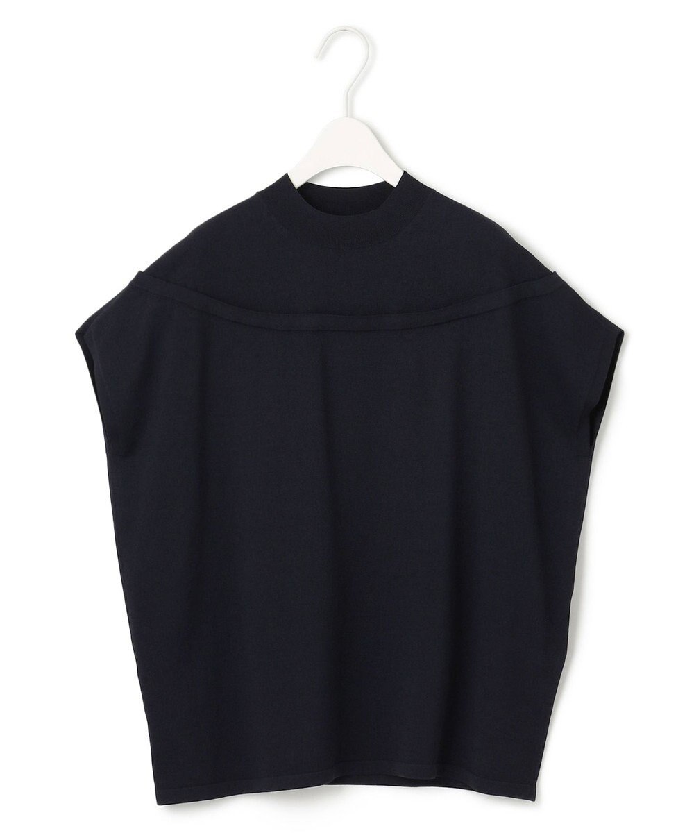 ICB 【接触冷感・UVケア・洗える】 VIS/NYハイゲージ モックネックプルオーバー 