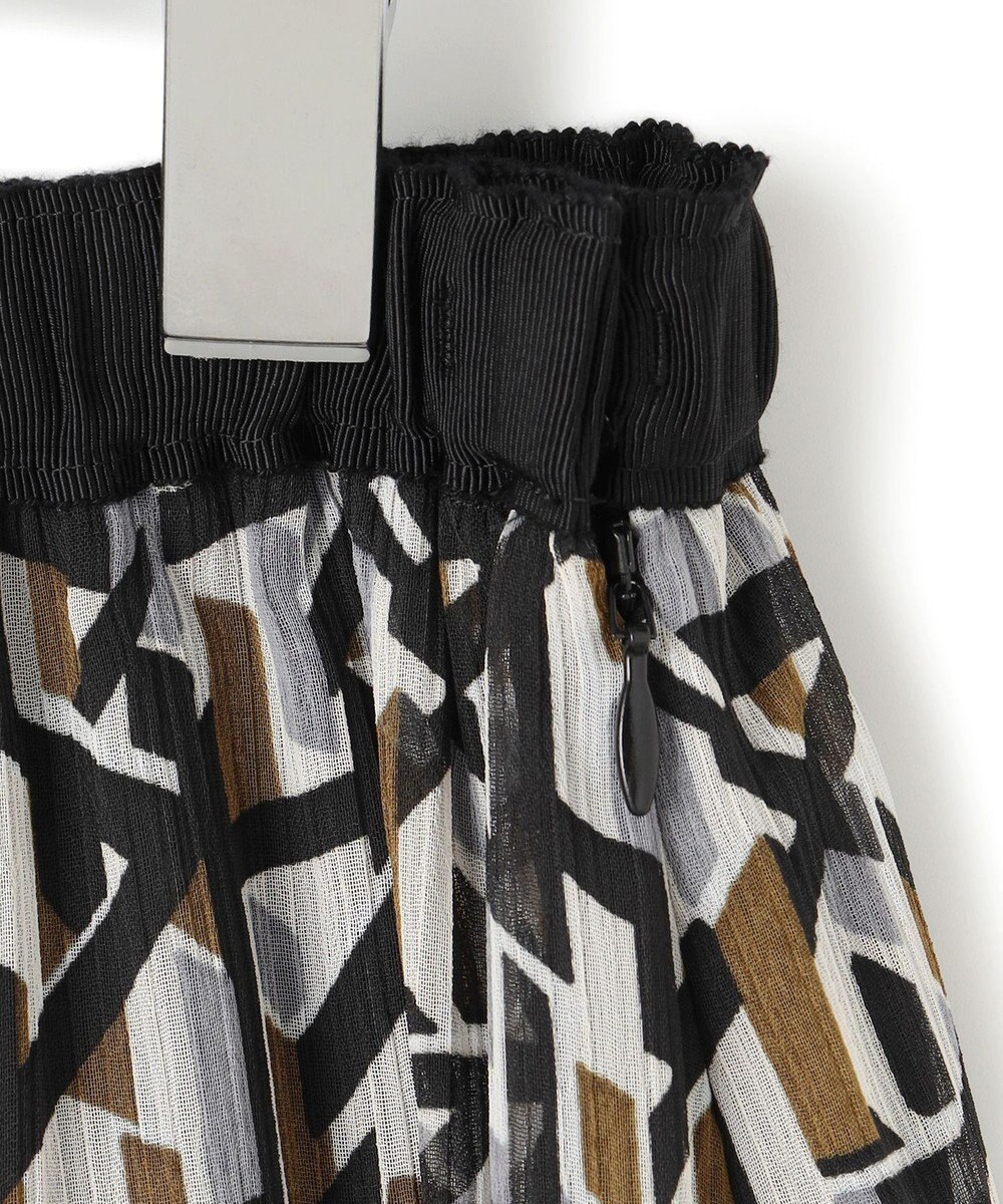 23区 L 【洗える】Ratti アブストラクトプリント スカート 
