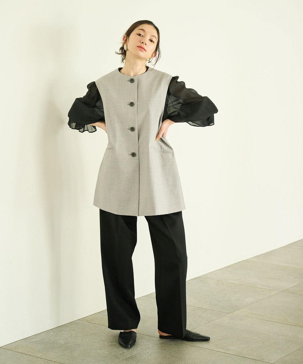 #Newans チュニックジレ 