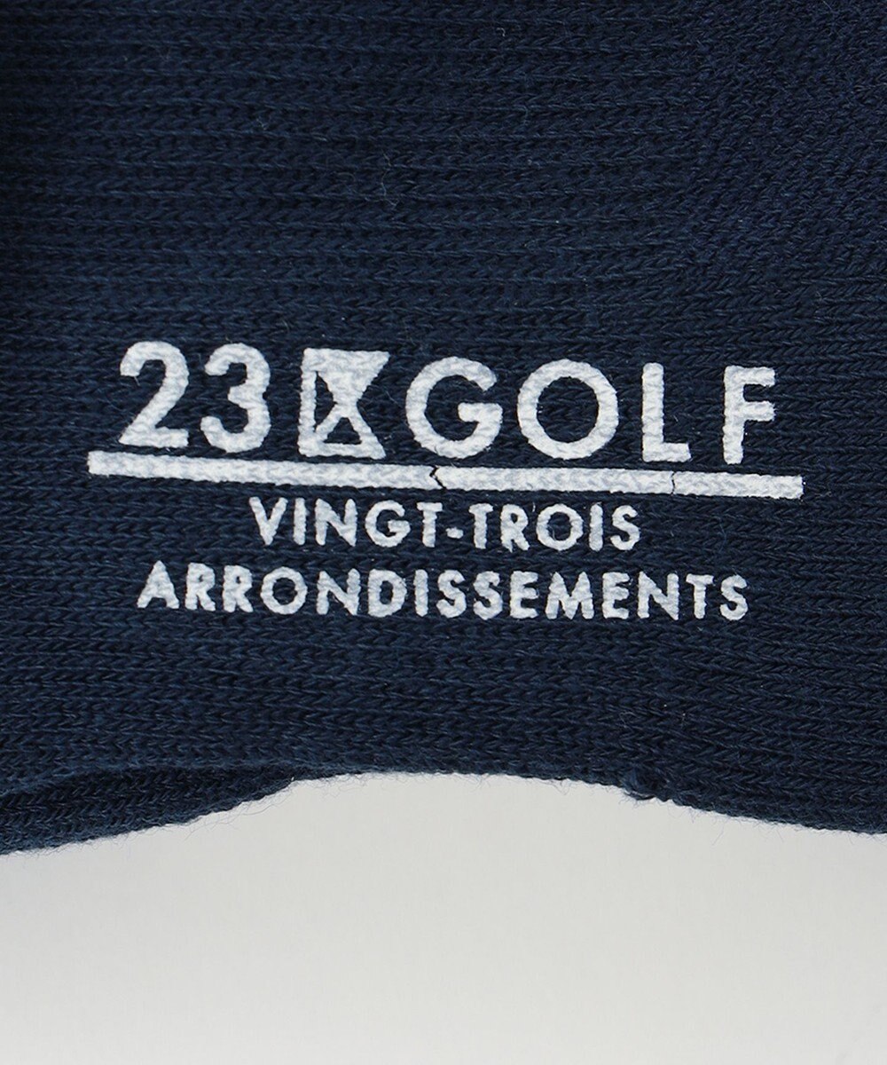23区GOLF 【MEN】カラーブロック レギュラーソックス 