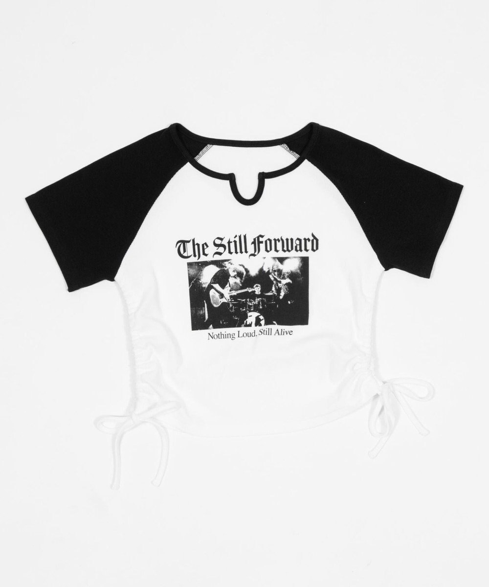 WEGO キーネックサイドレースアップちびT 