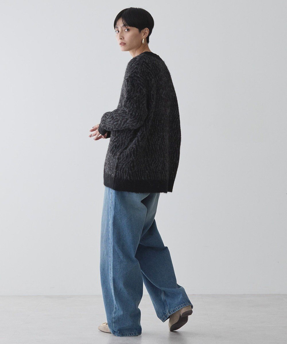 AMERICAN HOLIC アニマル柄Ｖネックニットカーディガン 