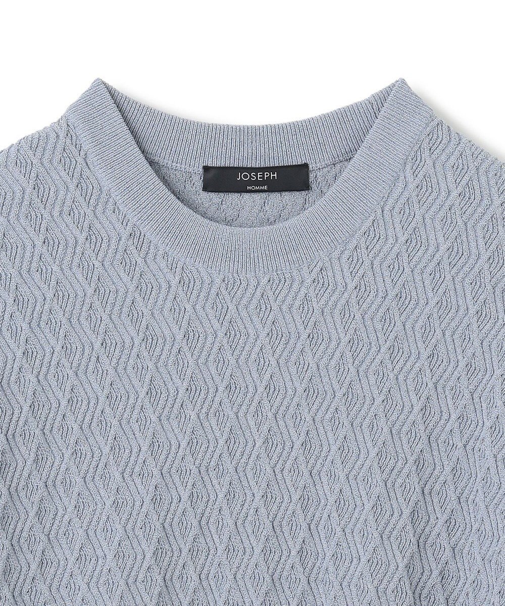 JOSEPH HOMME 【洗える】ドライコットンリンクス　半袖クルーネックニット 