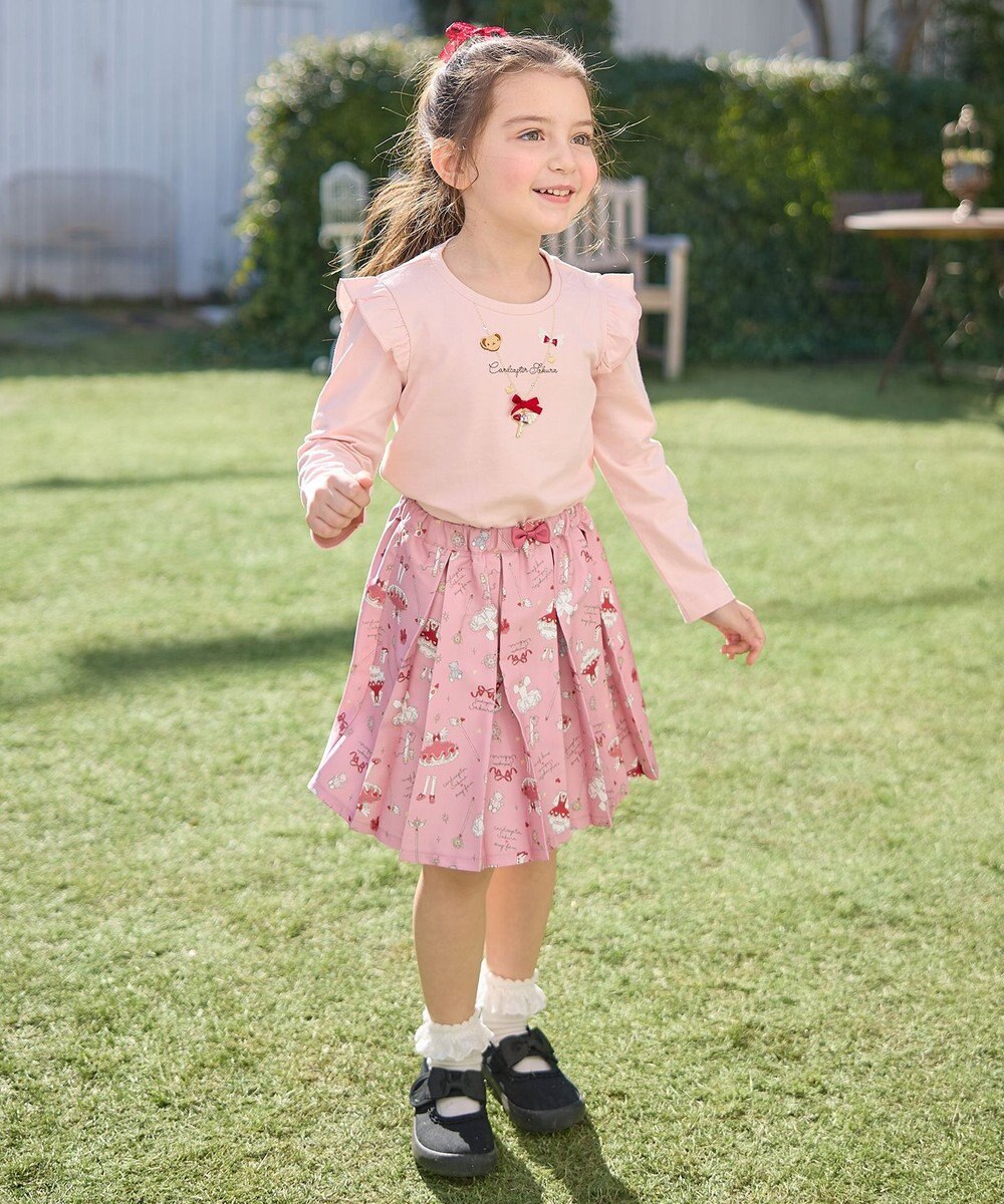 ANY KIDS 【カードキャプターさくら×any FAM】総柄 スカート 