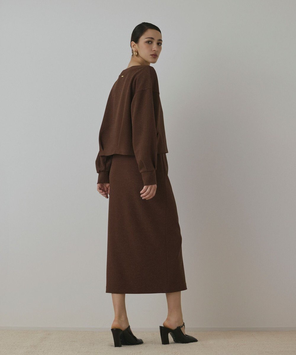 GRACE CONTINENTAL ラメカットトップ 