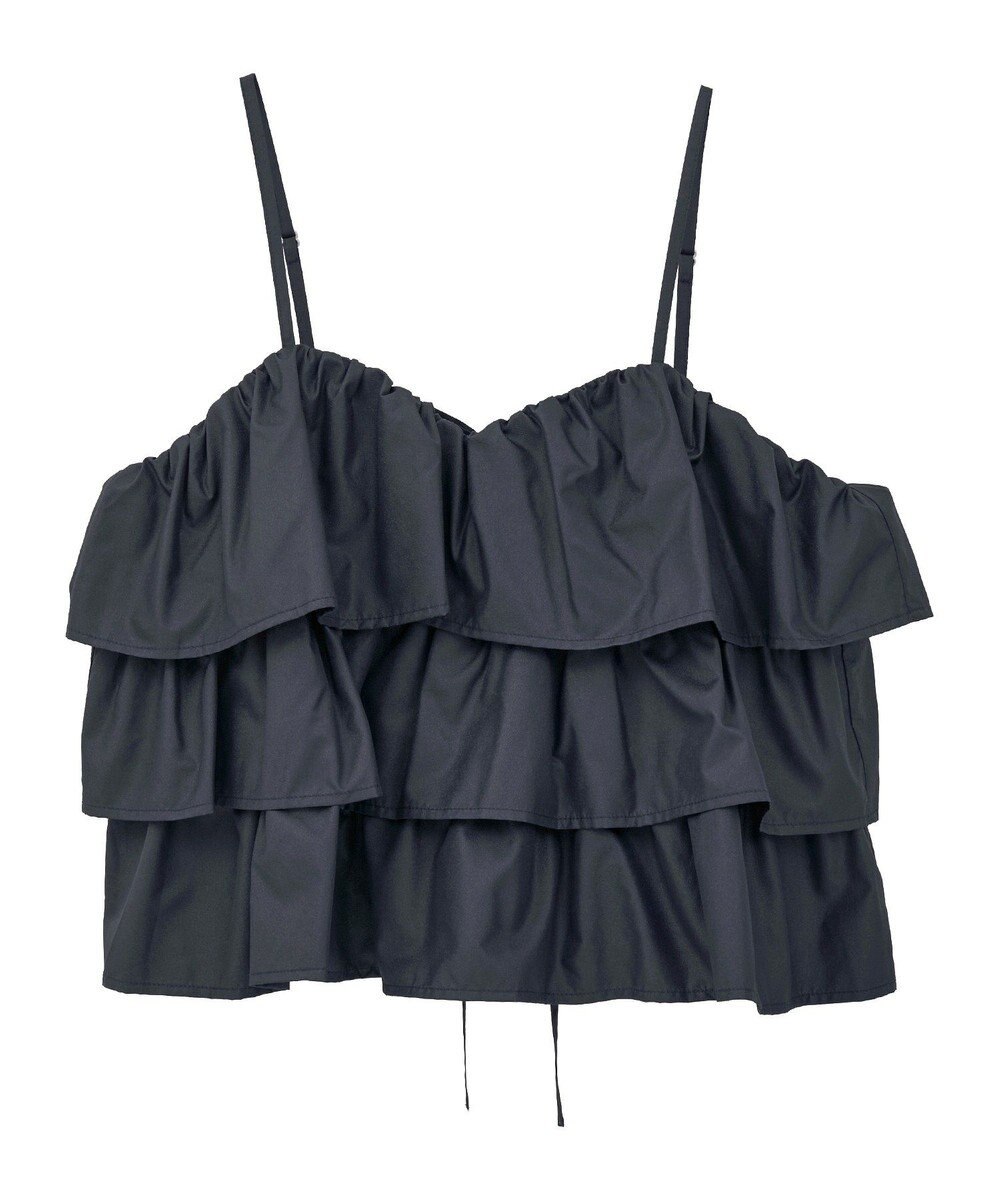 Green Parks ・ＳＵＧＡＲ　ＳＰＯＯＮ　レザーライクティアードキャミ 